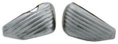 Greasy Coast Sidecover Battery and Oil Tank Cover Raw - XL 14-17