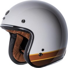 TORC T-50 helma lesklá bílá Iso Bars