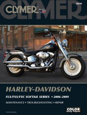 Clymer Update servisný manuál HD FLX/FXS/FXC Softail 2006-2009 M250