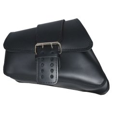 La Rosa Wide Strap Solo Side Bag Black for Sportster XL 04-17