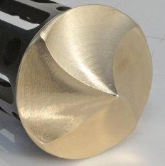 End Cap for Grips and Forward Controls Fun Ride brass