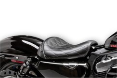 Le Pera Bare Bones Diamond Stitch Seat for Sportster 04-06, 10-20 Sportster