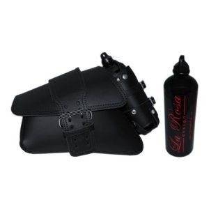 La Rosa Wide Strap Solo brašna černá s lahví pro Sportster XL 04-17
