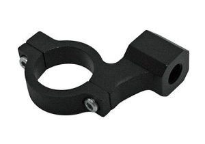 CNC úchyt na zrkadlá čierny pre 25,4mm riadidlá