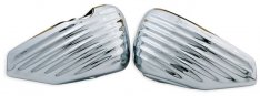 Greasy Coast Sidecover Battery and Oil Tank Cover Chrome - XL 14-17