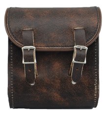 La Rosa Universal Leather Sissy Bar Bag Brown