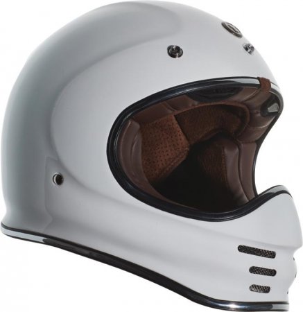 TORC T-3 MX helma lesklá bílá