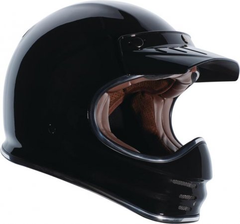 TORC T-3 MX helma lesklá čierna