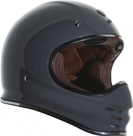 TORC T-3 MX Full Face Helmet Gloss Grey