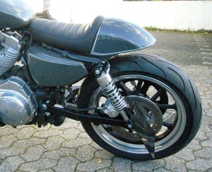 Blechfee Cafe au Lait Tail Section Raw pro Sportster
