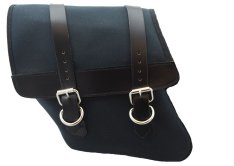 La Rosa Canvas Left Side brašna černá pro Harley Dyna 96-17