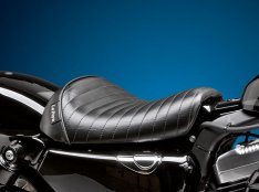 Le Pera Bare Bones Solo Seat Pleated Stitch for Sportster XL 82-03