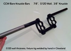 Bare Knuckle Bars 7/8 inch - 22 mm