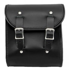 La Rosa Universal Leather Sissy Bar Bag Black