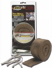 DEI termoizolačný kit - páska titanium 50mm x 7,6m a sťahovacie pásky