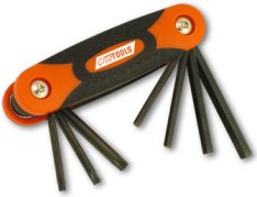CruzTOOLS Folding Hex/Torx set kľúčov pre HD