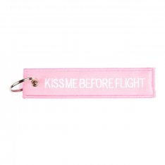 Keychain Kiss Me  Before Flight